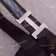 Copy Hermes Black Leather Belt Red Stitch with Brushed 'H' buckle (5)_th.jpg